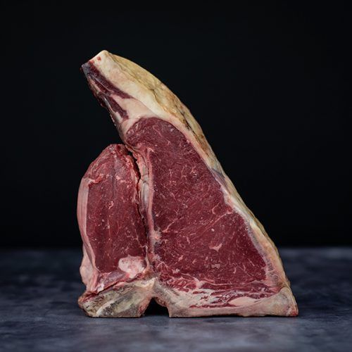 T-bone de vaca de raza Avileña Negra de Aurocha Carne Premium