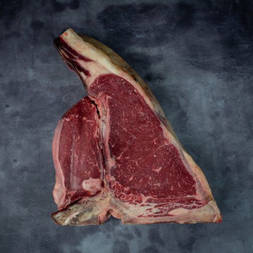 T-bone de vaca de raza Avileña Negra de Aurocha Carne Premium