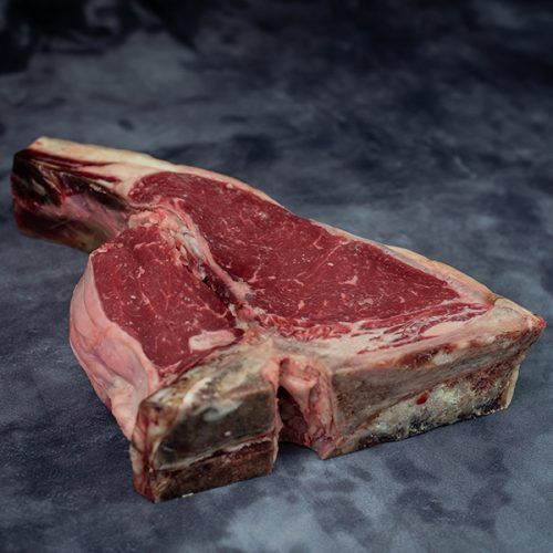 T-bone de vaca de raza Avileña Negra de Aurocha Carne Premium