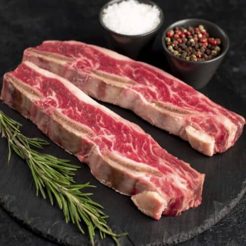 Churrasco de Vaca Gallega Premium Madurado Aurocha vista cercana