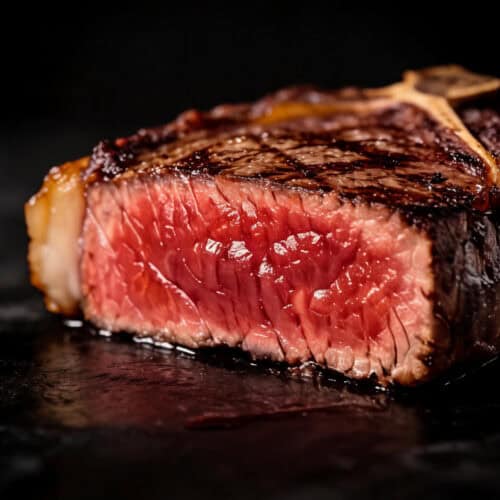 nivel de cocción del chuletón muy poco hecho 45-48