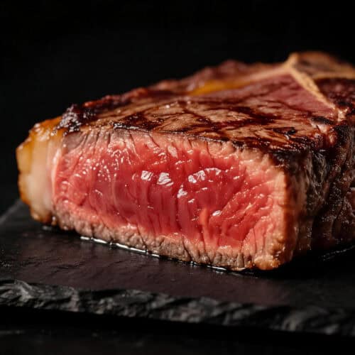 nivel de cocción del chuletón poco hecho 48-50